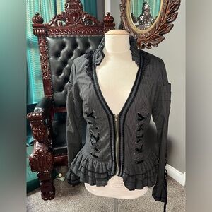 Spin Doctor pinstripe coat